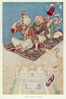Zauberwagen in der Luft