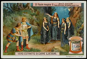 Classical Music Artwork Drucke: Magic Flute Liebig 2