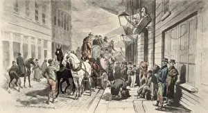 General Post Office London Drucke: Mail-Coach Leaving