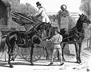 Horse Drawn Carriages History Drucke: Mail Phaeton 1872