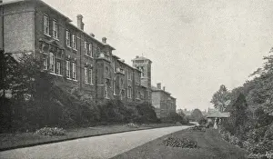 South London Landmarks Drucke: Main building, Lambeth Schools, West Norwood, London