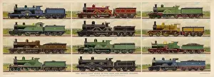 Vintage Locomotive Images Drucke: Main Line Express Engines