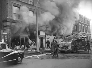 Großer Brand auf der Wandsworth Road im Clapham SW8