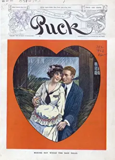 Puck Magazine Prints Online Drucke: Making hay while the rain falls