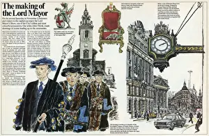Lord Mayors Show London Drucke: The making of the Lord Mayor