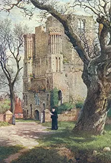 Kent Historical Buildings Drucke: Malling Abbey / 1907