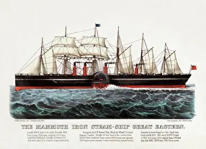 Die Riesen-Eisen-Dampfschiff Groß-Ostern