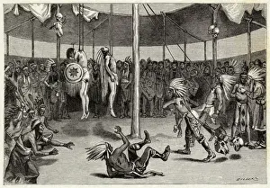 Initiationszeremonie der Mandan