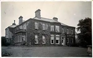 Leeds Drucke: Herrenhaus in der Kapelle von Chapel Allertons im Landkreis West Riding Yorkshires