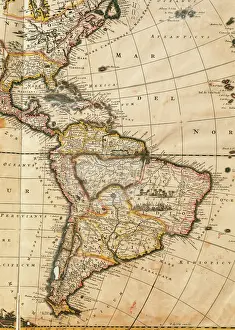Karte von Amerika, Nova descriptio totius americae von Fredericke