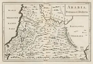 Karte von Arabien-Desert