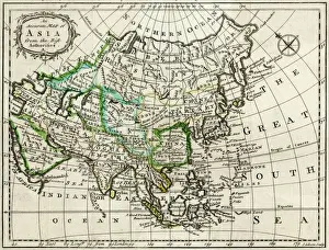 Antique Asian Maps Drucke: MAP / ASIA 1763