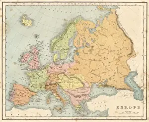 Karte / Europa 1840