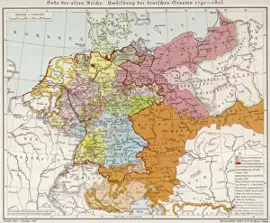 Deutschland Drucke: Karte/ Europa/ Deutschland 18C