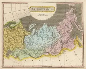 Drucke von Karte des russischen Reiches Russland Drucke: Karte / Europa / Russisches Kaiserreich