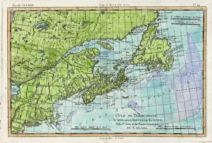 North America Map Drucke: Map / N America / Canada