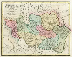 Karte des Vorderen Orientes (Irans)