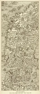 Karte / Skandinavien 1539