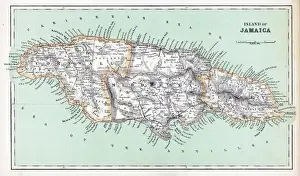 Karten Und Diagramme Drucke: Karten/Jamaika