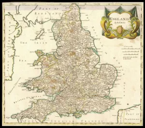 Drucke von England und Wales Karte Drucke: Karte / England und Wales 1810