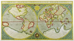 Kartograph Mercator, Weltkarte, 1587