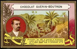 19th Century Explorer Drucke: Marcel Treich-Laplene