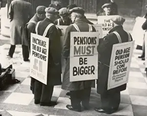 House Of Commons Images Drucke: March / Pension Increase