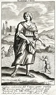 Ancient Roman Statesman Drucke: Marcus Portius Cato