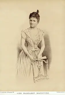 Entertainment History Figures Drucke: Margaret Macintyre