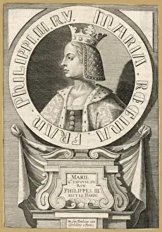 Medieval European Royalty Drucke: Marie De Brabant