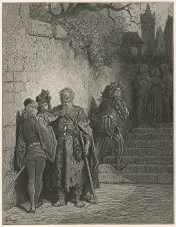Historical Wedding Scene Drucke: Mariner Stops One Guest