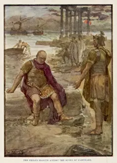 Carthage Ruins Drucke: Marius in Carthage