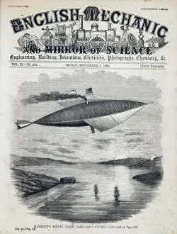 Early Aviation Inventions Drucke: Marriott Project 1869