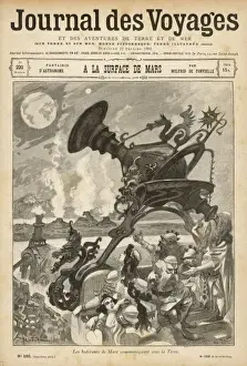 Science Fiction Art Drucke: MARTIANS