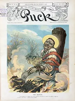 Puck Magazine Illustrations Online Drucke: The martyr