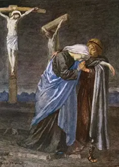 Robert Anning Bell Drucke: Maria am Kreuz