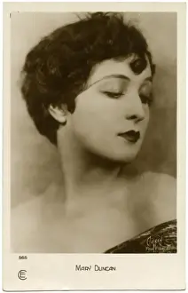 Entertainment History Figures Drucke: Mary Duncan