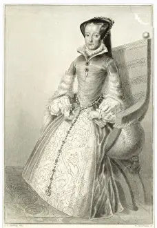 Sixteenth Century Royalty Drucke: Mary Tudor / Greatbatch