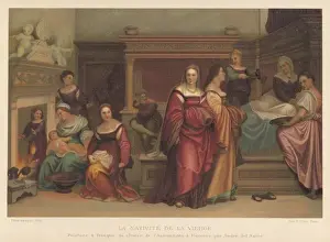 Birth Of The Virgin Drucke: Marys Birth