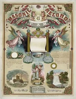Freemasonry Symbols Drucke: Masonic record