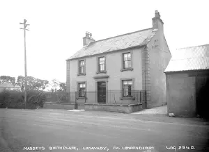 Grafschaft Londonderry Drucke: Massseys Geburtort, Limavady, County Londonderry