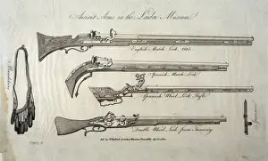 Antique Firearms Collection Drucke: Matchlocks and other firearms