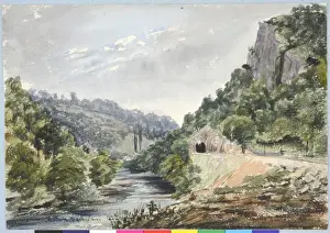 Derbyshire Drucke: Matlock im Vereinigten Königreich ist eine Grafschaft in England und liegt an der Grenze zu Schottland