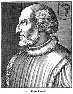 Medieval Italian History Drucke: Matteo Visconti