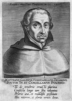 Historical Flemish Art Drucke: Matthaeus Galen