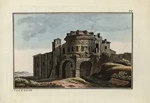 Classical History Images Drucke: The mausoleum of King Theoderic at Ravenna