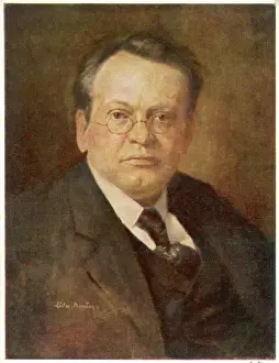 German Classical Music Drucke: Max Reger / Nauer Postcard