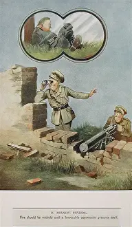 Maxim Gun Drucke: A Maxim Maxim