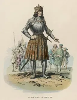 16th Century Prints Drucke: Maximilian I / Pannemaker