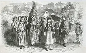 Huntingdonshire Drucke: Königin von May, Glatton